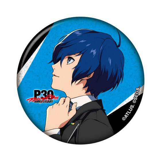 FiFS ペルソナPOP-UP 30thコラボ　缶バッジ P5 主人公 ペルソナ30周年 キャラポップストア グリッター缶バッジコレクション
